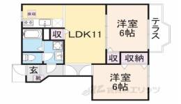 シャンドフルール間取り図面