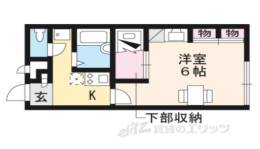 レオパレス八条２間取り図面
