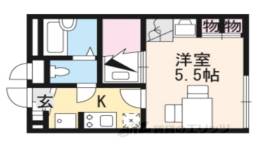 レオパレス伏見２間取り図面