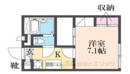 レオパレス伏見２間取り図面