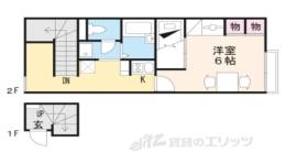 レオパレス伏見３間取り図面
