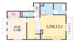 クレール・パルA間取り図面
