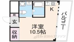 フラッツ小西間取り図面