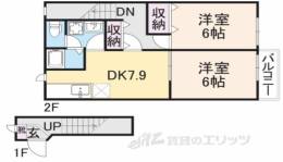 シャトレー富堂Ａ間取り図面