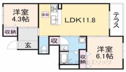 パルティールＫ間取り図面