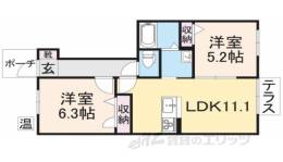 プルミエール豊野間取り図面
