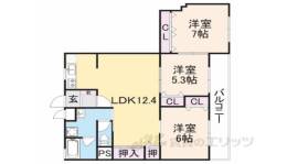 石垣ハイツ間取り図面