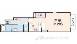 サンシャイン　フジ　２間取り図面
