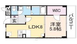 アンソレイエ（前栽町）間取り図面