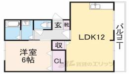 西大寺グリーンハイツ間取り図面