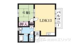 レジデンスボナール１間取り図面