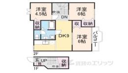 パークハイム池田Ａ間取り図面