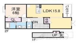 サンガーデンＭ・１間取り図面