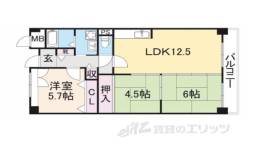 パルハセトン香里園間取り図面