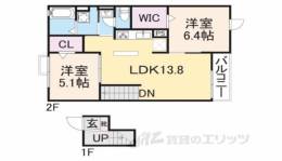 グラン　ヴィオレ１間取り図面