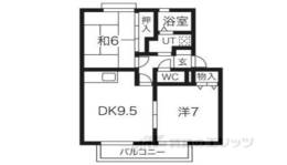 サンビレッジ学園前東坂　Ｄ棟間取り図面