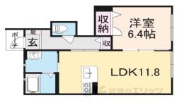 ウナ　カスカータ１間取り図面