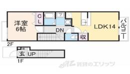 エクセルコートB間取り図面
