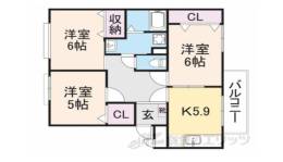 サンヴェール一条間取り図面