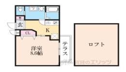 レジデンスナンワ香里園Ｂ棟間取り図面
