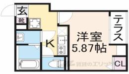 モダンアパートメント枚方上之町間取り図面