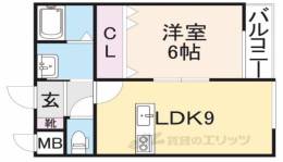 クラウディア香里ヶ丘間取り図面