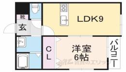 クラウディア香里ヶ丘間取り図面