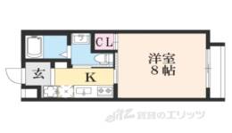 ＱＵＡＬＩＥ京大前間取り図面