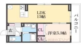 ボヌールメゾンＫａｓｕｇａ間取り図面