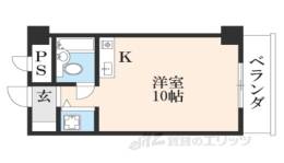 クオリエ桂川東間取り図面