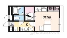 レオパレスあやめ池疋田間取り図面