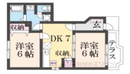 チェントロヴィレッジ２間取り図面