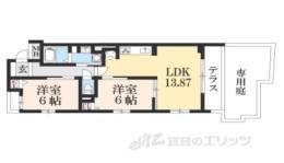 ＣＡＳＡ御所北間取り図面