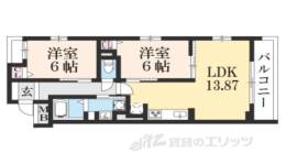 ＣＡＳＡ御所北間取り図面
