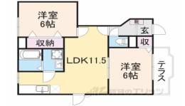 ウッズ３間取り図面