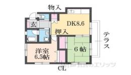 ハイツ久２間取り図面