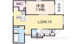 レイワ　コート１間取り図面