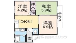 ジョイコートＢ間取り図面