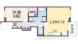 ガーデンハウスＭＵ　Ａ棟間取り図面