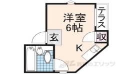 ＪＰアパートメント枚方２間取り図面