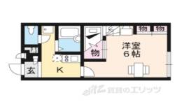 レオパレスくれーる大安寺間取り図面