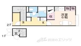 レオパレスナップシャンブル間取り図面