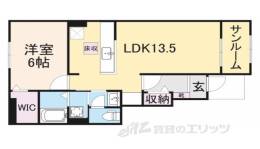 サンリット　アーク１間取り図面