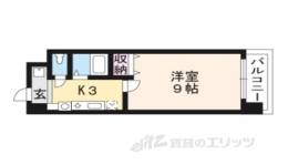パサージュ二条城東間取り図面
