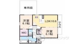 クリスタル・メゾン　Ｂ棟間取り図面