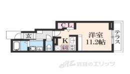 Ｂｅｌｌ　Ｖｉｌｌｅ　Ｂ－２間取り図面