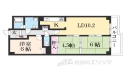シャルマンコーポ野洲２間取り図面