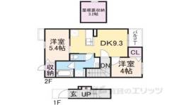 カーサベルデ１間取り図面