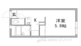 レオパレス冨田３間取り図面