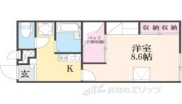 レオパレス冨田４間取り図面